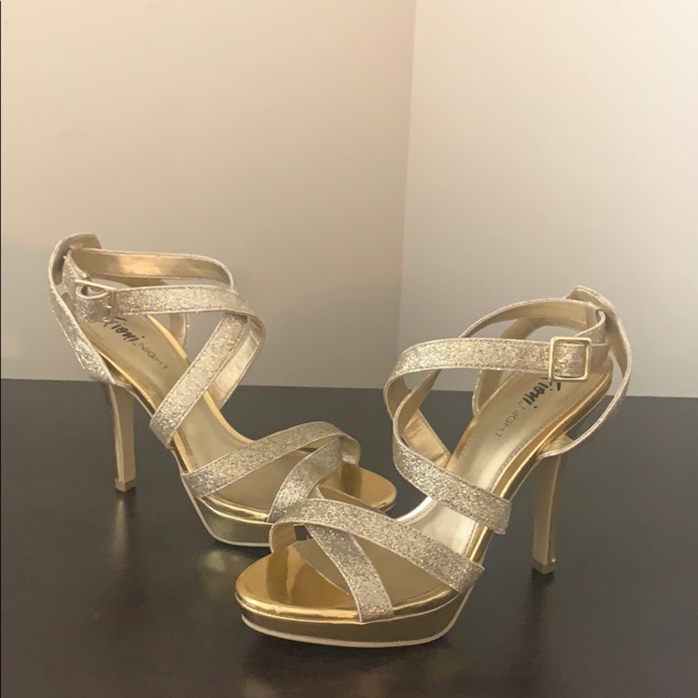 Gold heels